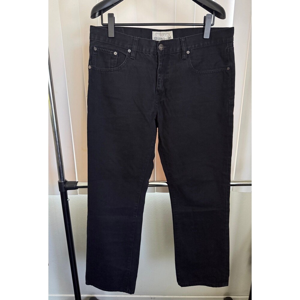 Men’s Ecko Unltd 714 Straight Black Jeans Size 36x31